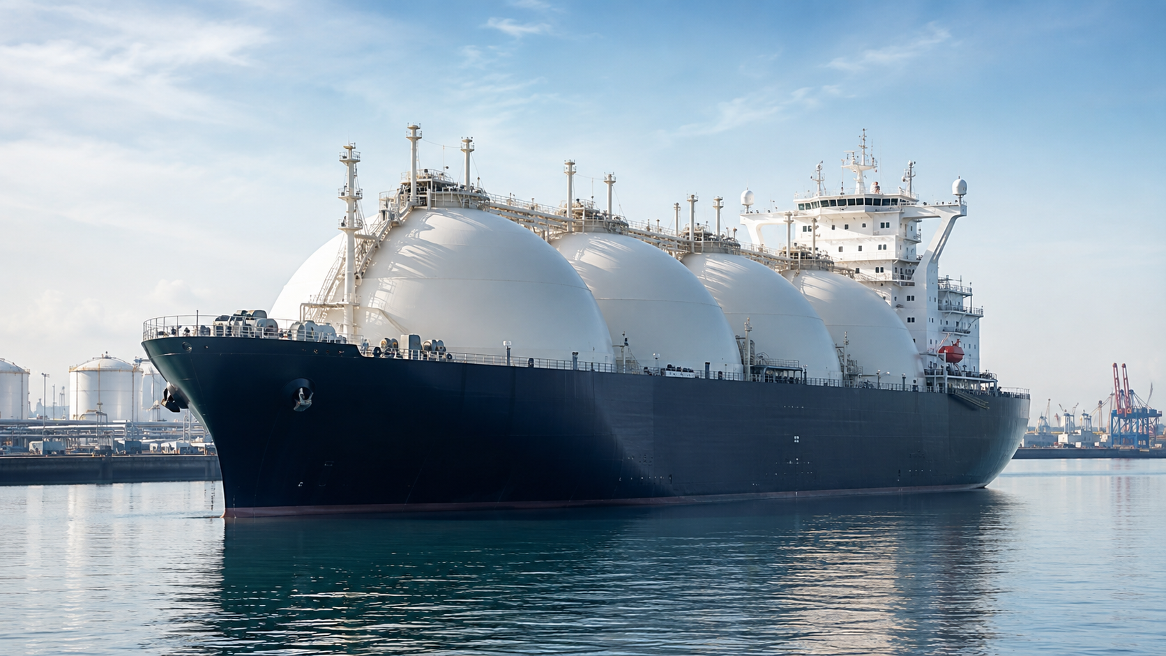 Bulk LPG and industrial chemicals supply vessel